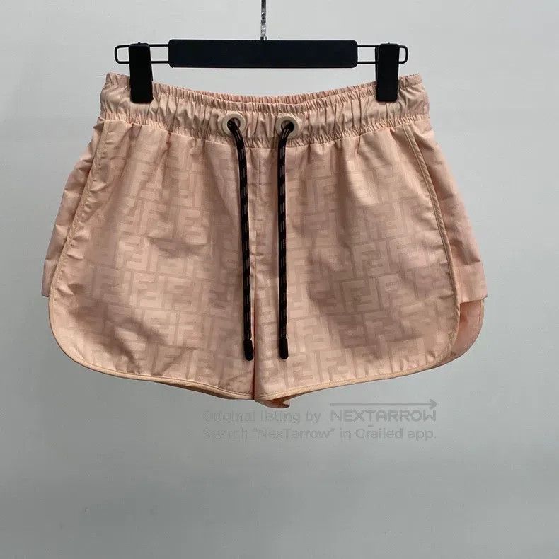 Fendi Fendi size XS Pink Full Print Tie-Waist Straight Leg Casual Size 42" / US 20 - 1 Thumbnail