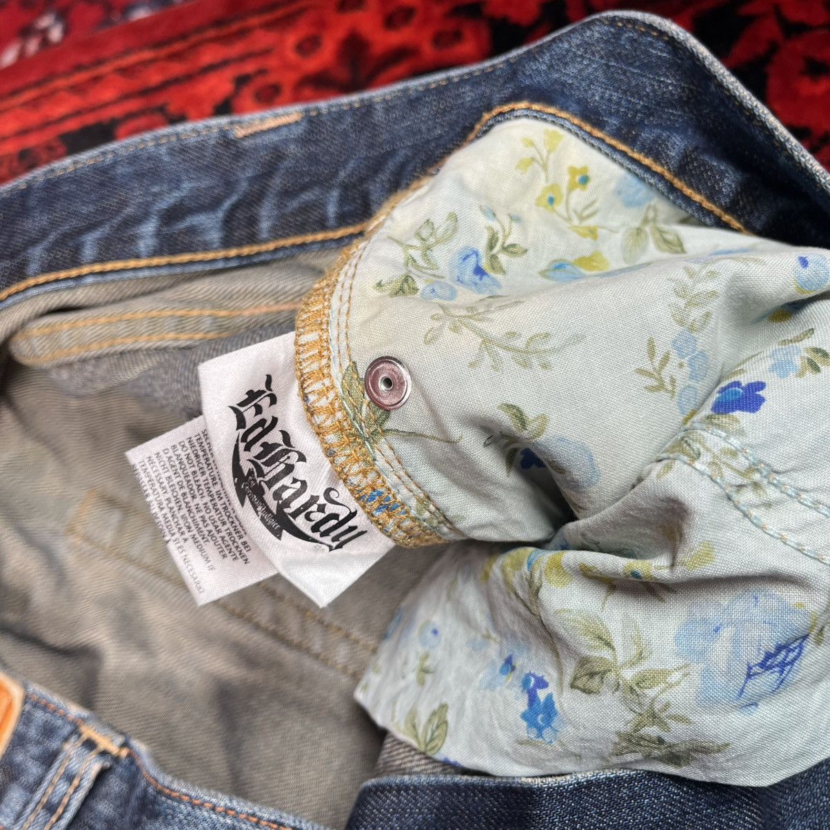 Ed Hardy Ed Hardy Denim Y2K Shorts NYC Skull Snake Tattoo Embroidery Size US 36 / EU 52 - 11 Thumbnail