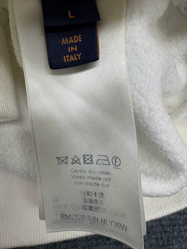 Louis Vuitton Checkered Sweatshirt in White Green -2505