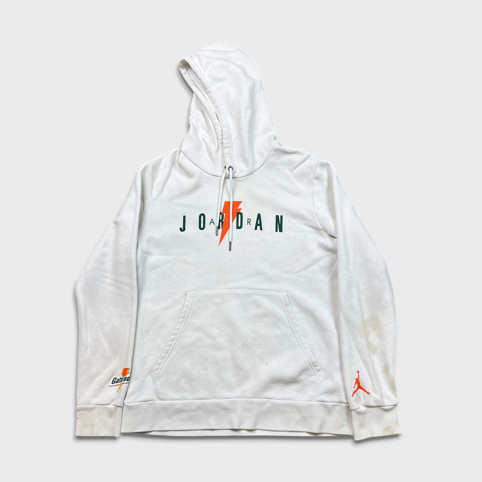 NIKE JORDAN Getorade フーディ パーカー GRY (L) NIKE JORDAN Getorade フーディ パーカー GRY (L) - メルカリ