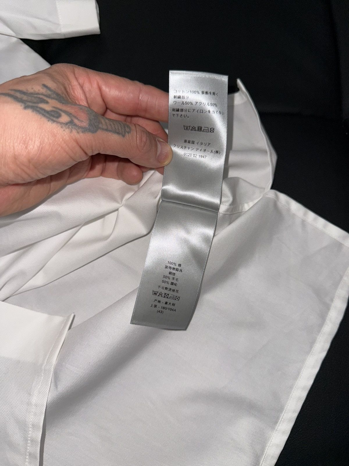 DENIM TEARS × Dior Dior x DENIM TEARS logo shirt Size US XL / EU 56 / 4 - 8 Thumbnail
