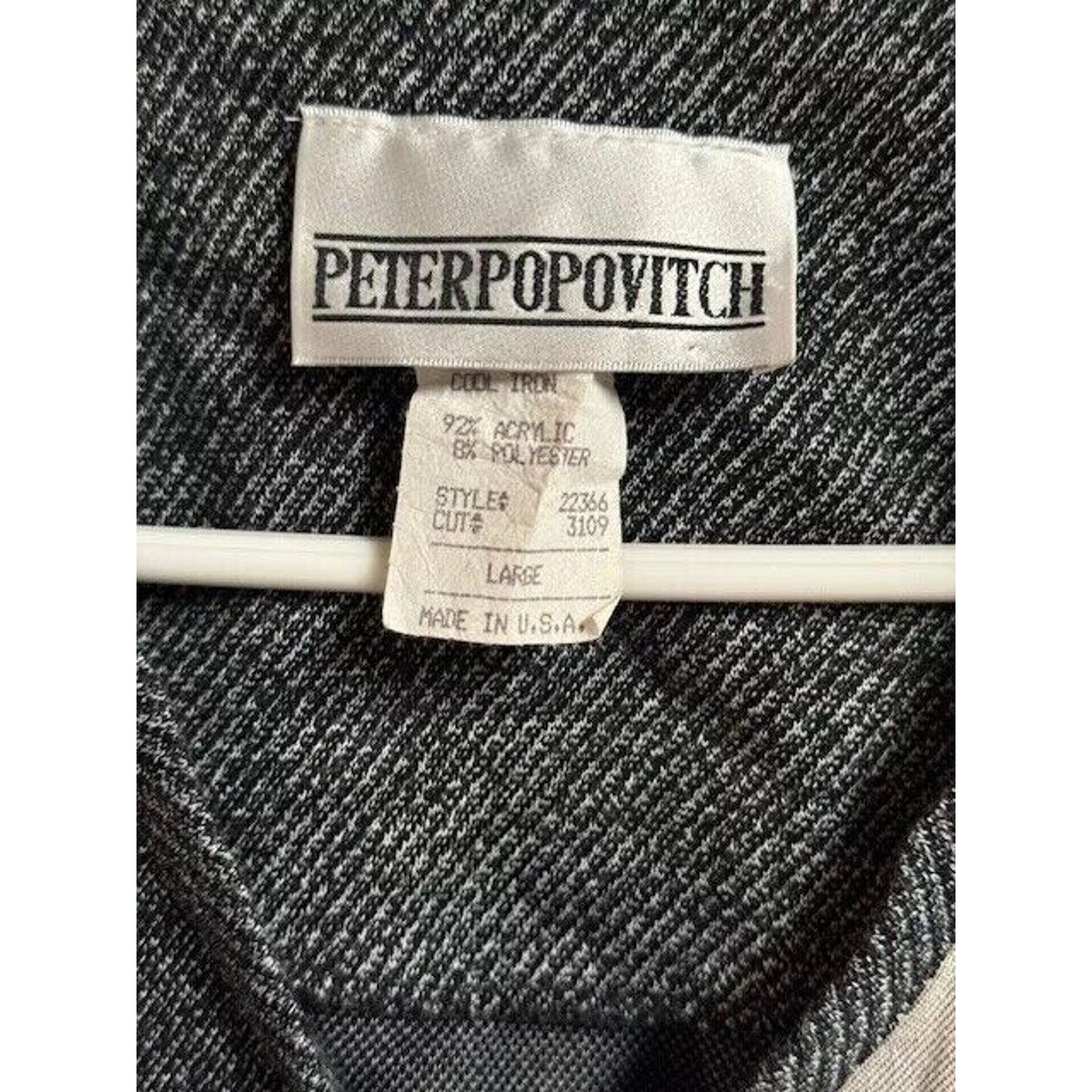 Other Vintage 70s 80s Cardigan Grandpa Sweater LPatchwork Folk Size L / US 10 / IT 46 - 10 Thumbnail