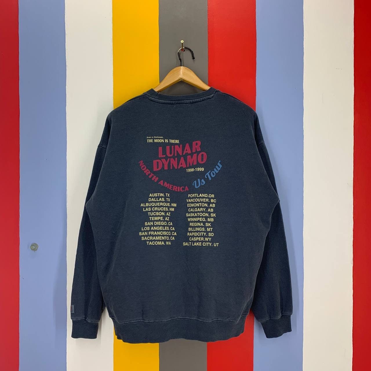 Band Tees Vintage 1998-1999 LUNAR DYNAMO US TOUR Sweatshirt #2352/25 Size US M / EU 48-50 / 2 - 8 Thumbnail