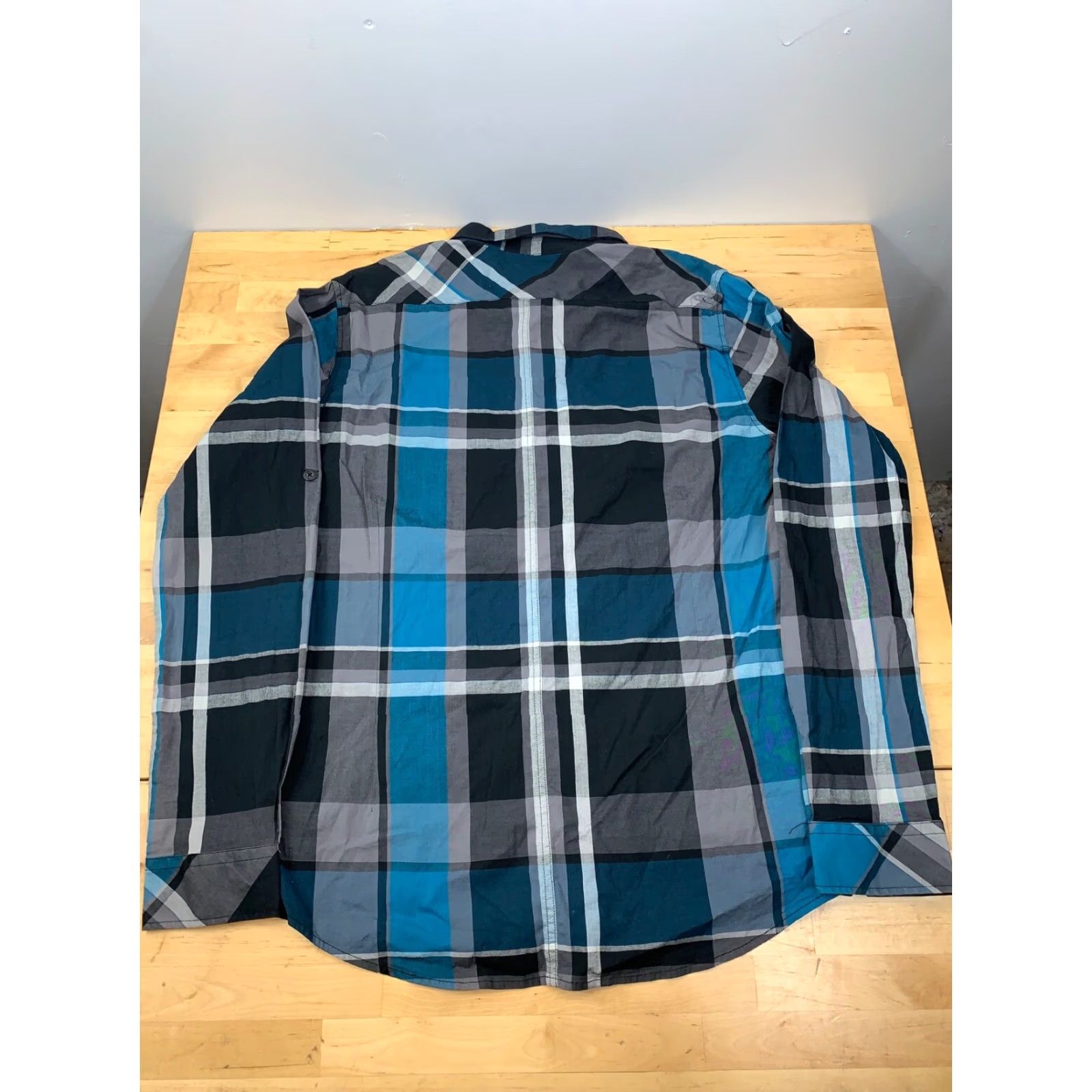 O'Neill O'Neill Jordy Smith Series Men Plaid Long Sleeve Button-Up Casual L Multicolor Shirt Size US L / EU 52-54 / 3 - 3 Thumbnail