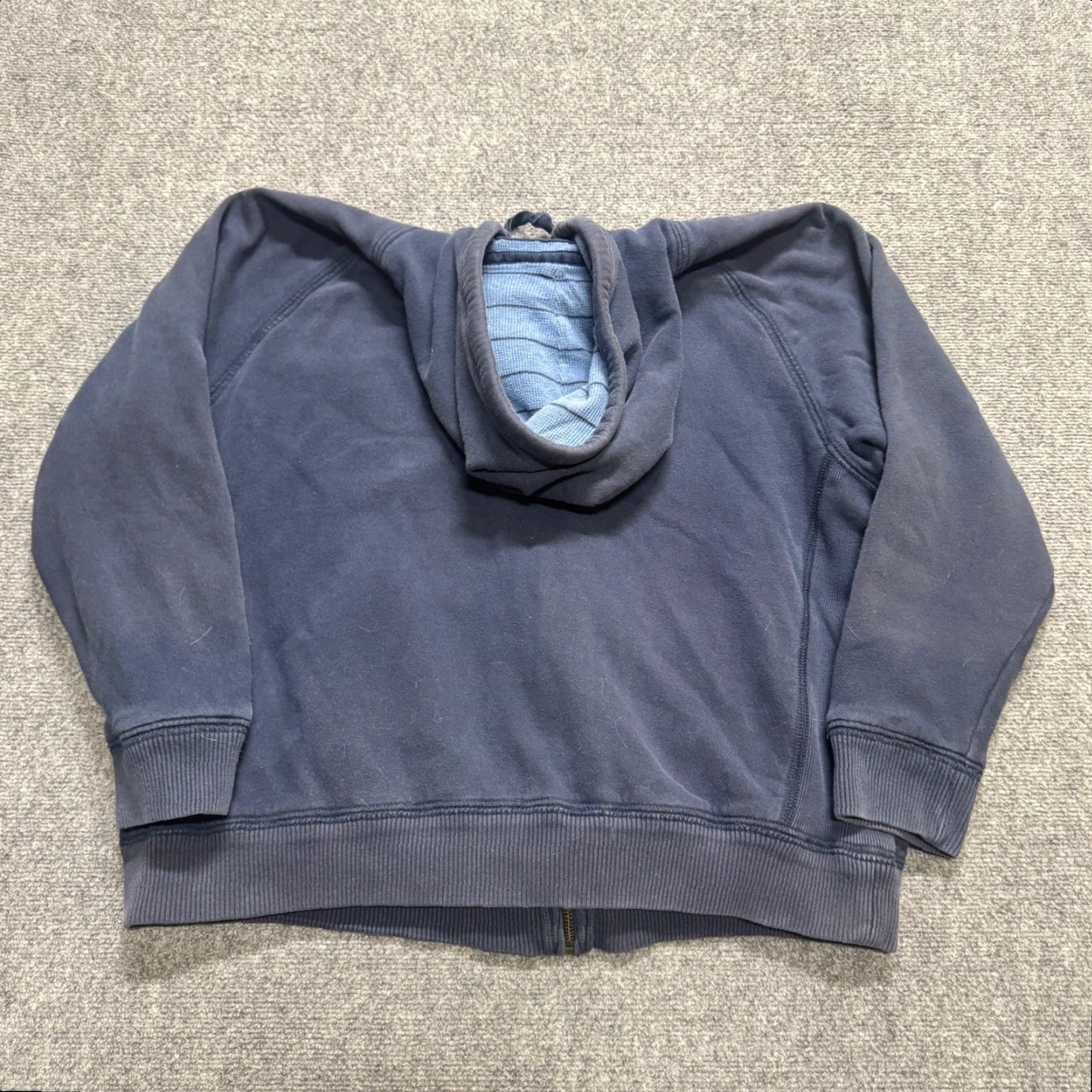 Old Navy VINTAGE Old Navy Jacket 2XL Blue Mens Full Zip Thermal Lined Cotton Windbreaker Stained Surplus Distressed 2XLT Adult Mens Size US XXL / EU 58 / 5 - 3 Thumbnail