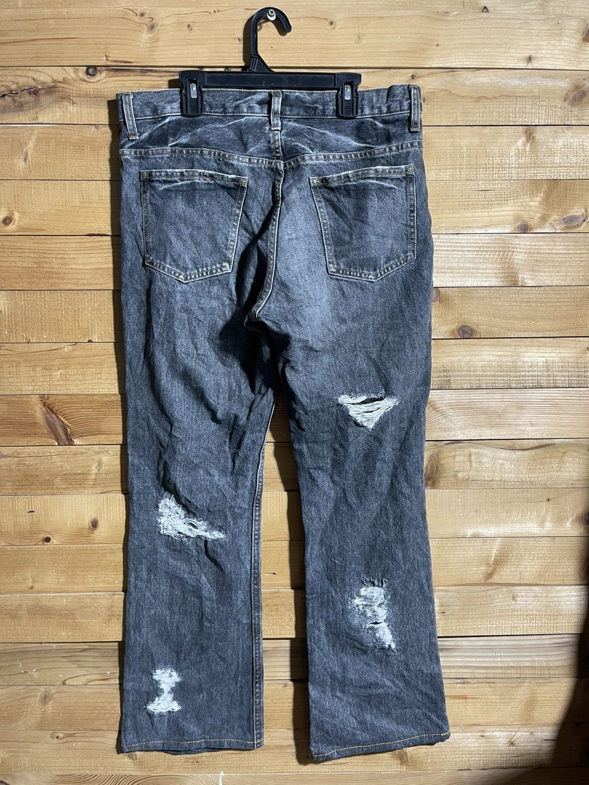 RIPVANWINKLE Japanese brand rip van winkle distressed jeans Size US 33 - 5 Thumbnail