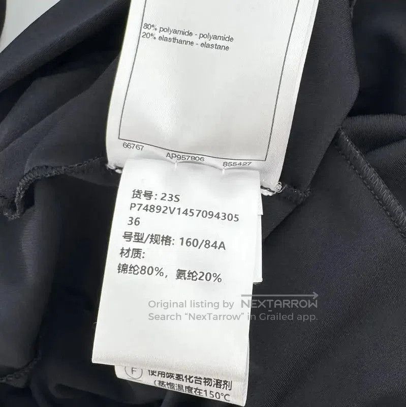 Chanel Chanel Black Wool T-Shirt for Women . Size S / US 4 / IT 40 - 7 Thumbnail