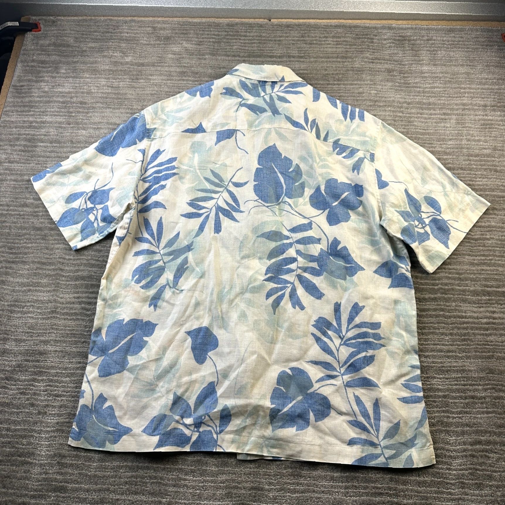 Tori Richard Tori Richard Shirt Mens Large Blue Button Up Camp Linen Casual Travel Vintage No Size US L / EU 52-54 / 3 - 2 Thumbnail