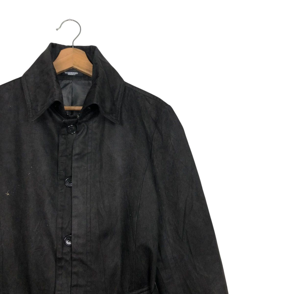 Tornado Mart 🔥RICH BLACK LONG JACKET TORNADO MART BELT BONDAGE Size US M / EU 48-50 / 2 - 8 Thumbnail