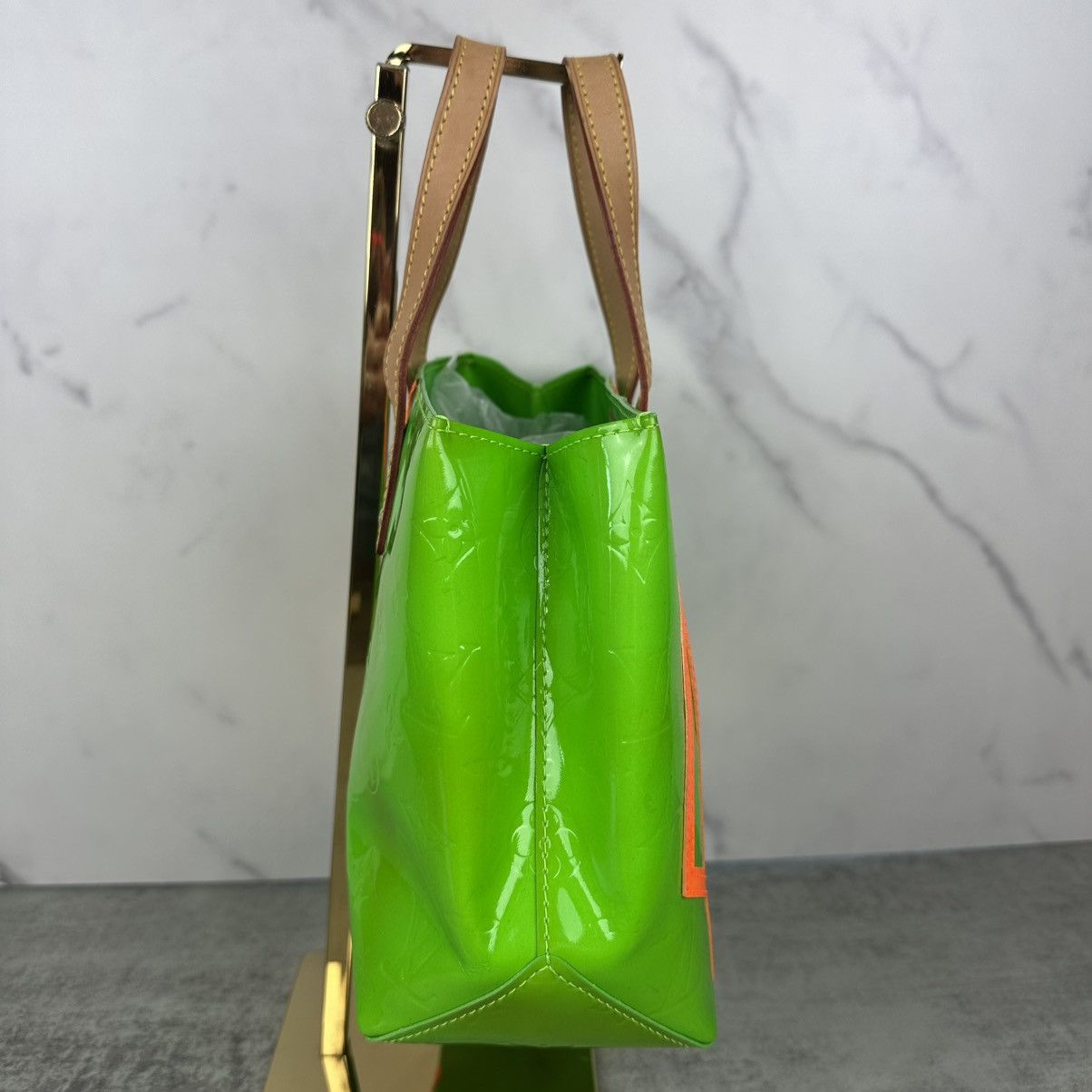 Louis Vuitton Louis Vuitton Green Vernis Reade PM Limited Edition Size ONE SIZE - 9 Thumbnail