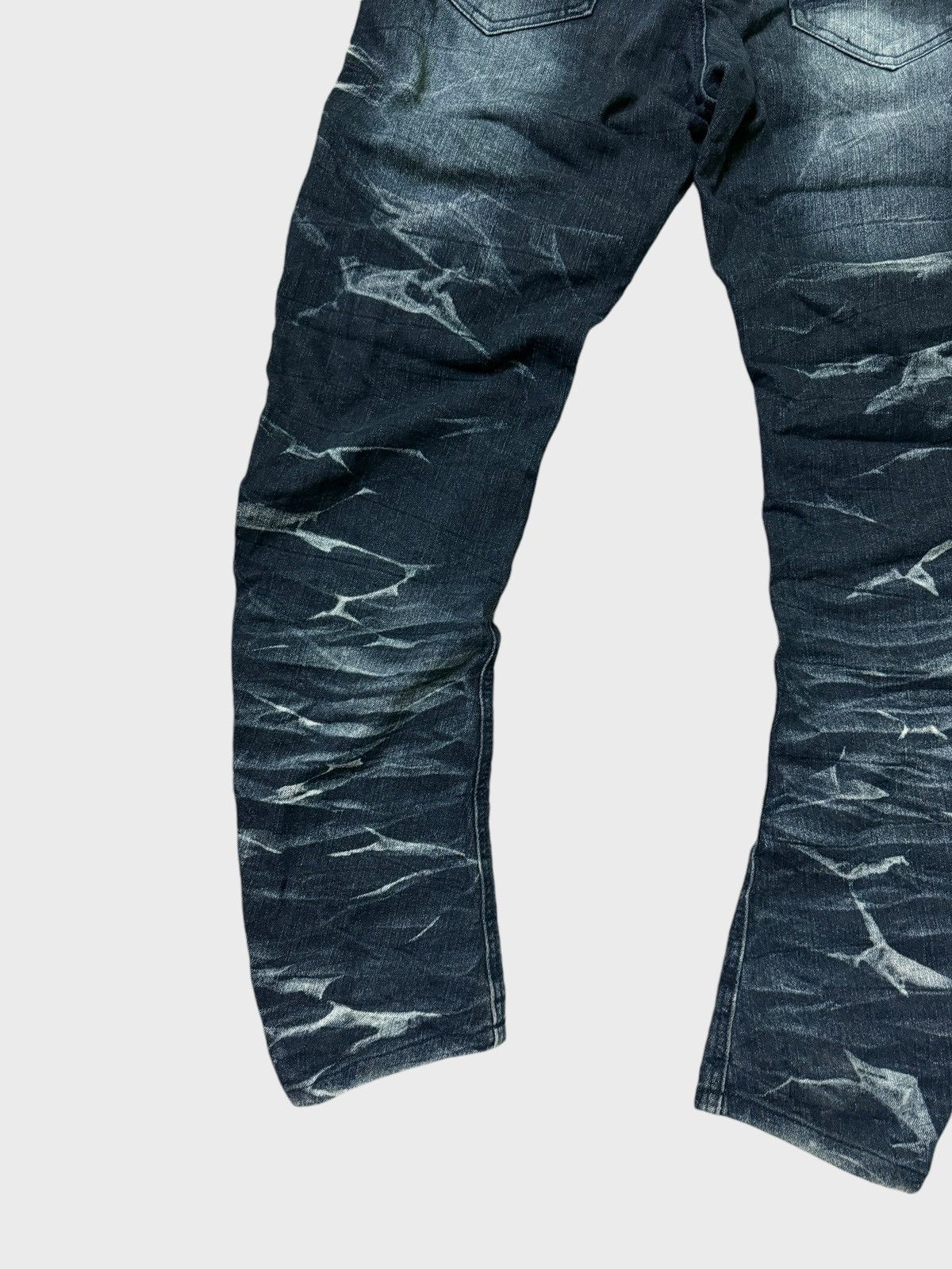 Designer × Japanese Brand × Vintage Vtg Semantic Design J Curve Legs Claw Mark Acid Wash Denim Size US 28 / EU 44 - 12 Thumbnail