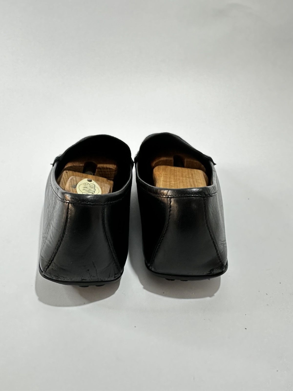 Gucci Gucci Monogram Black Leather Penny Loafers . Size US 8 / EU 41 - 5 Thumbnail