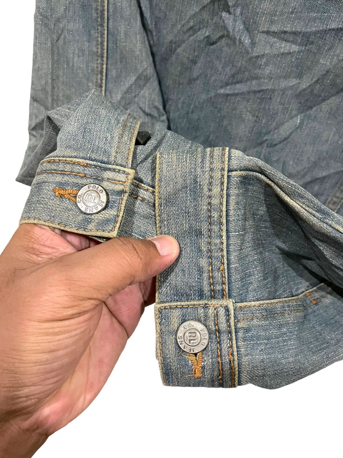 Designer × Ralph Lauren Ralph Lauren Jeans Company Denim Jacket Size L / US 10 / IT 46 - 15 Thumbnail