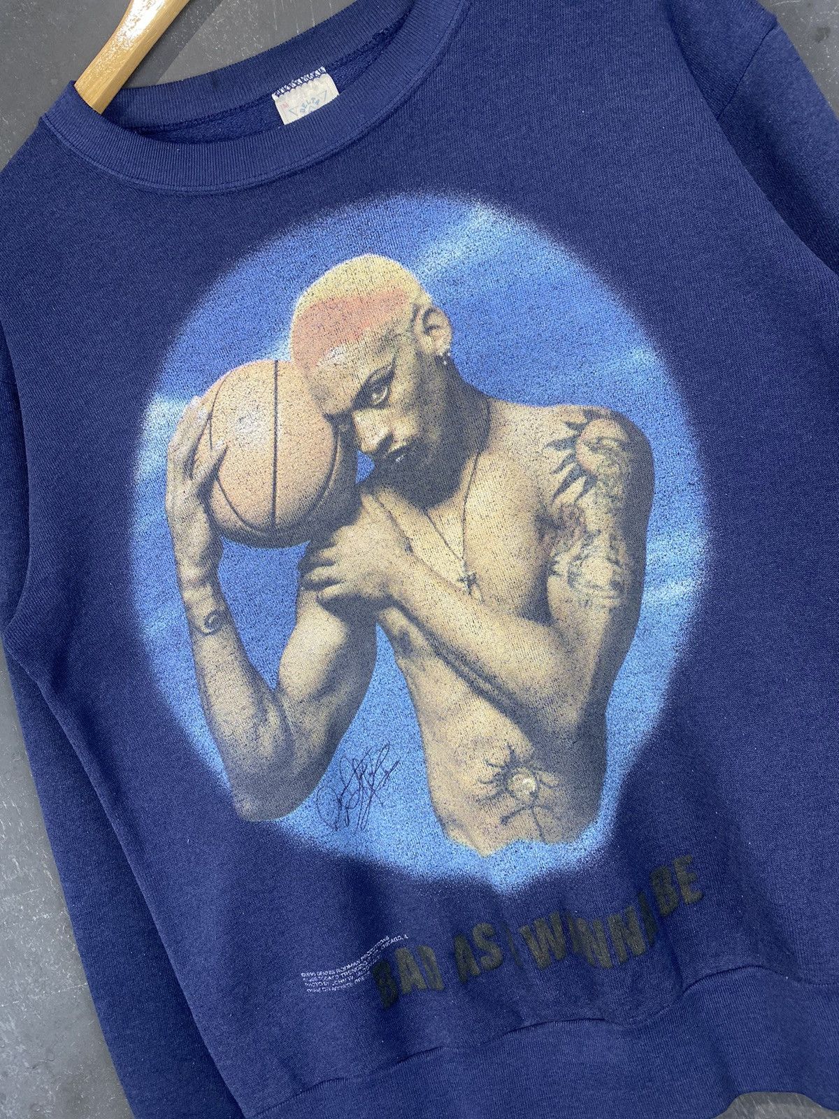 Rap Tees Rare 90s 1996 Dennis Rodman Bad As I Wanna Be Size US M / EU 48-50 / 2 - 3 Thumbnail