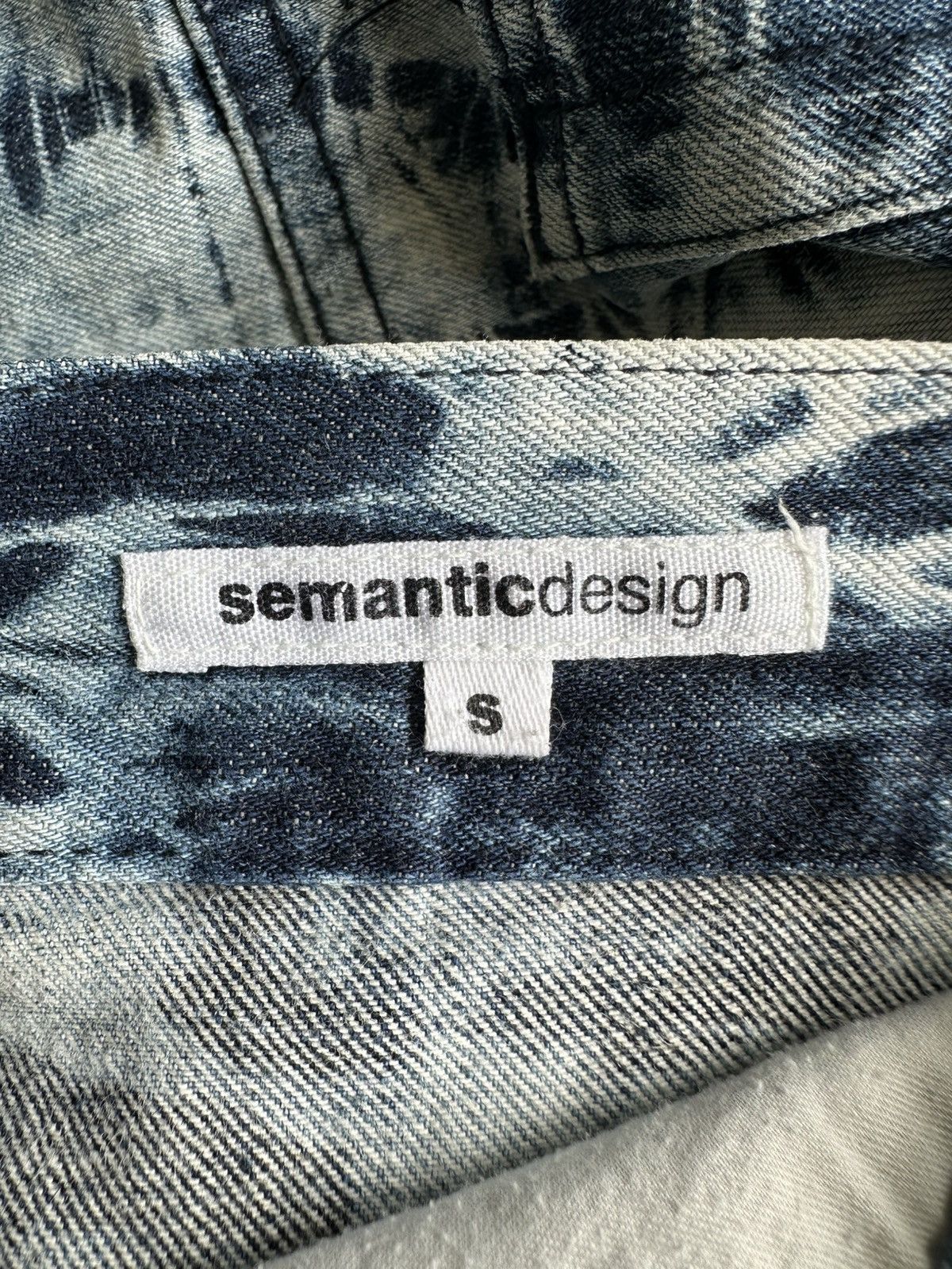 semanticdesign 31/28 - S/S 2008 Semanticdesign bleach studded pocket jeans Size US 31 - 15 Thumbnail