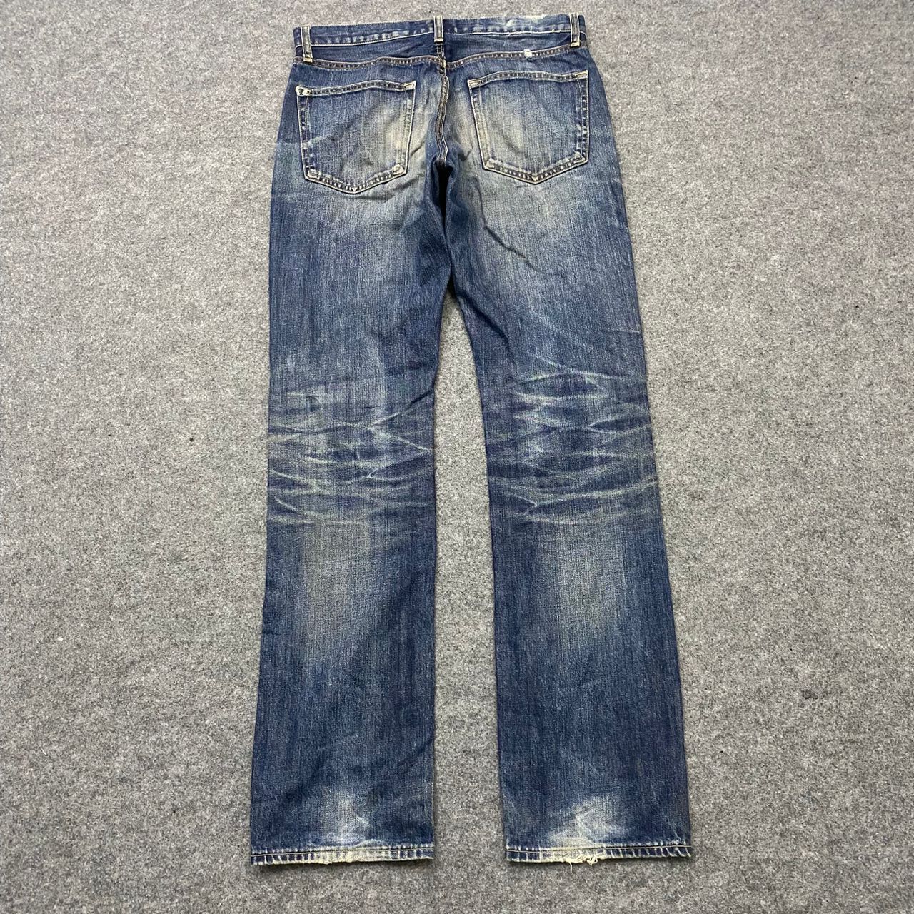 Japanese Brand 💥Best Offer💥Vintage Uniqlo Jeans Distressed Denim Size US 33 - 2 Thumbnail