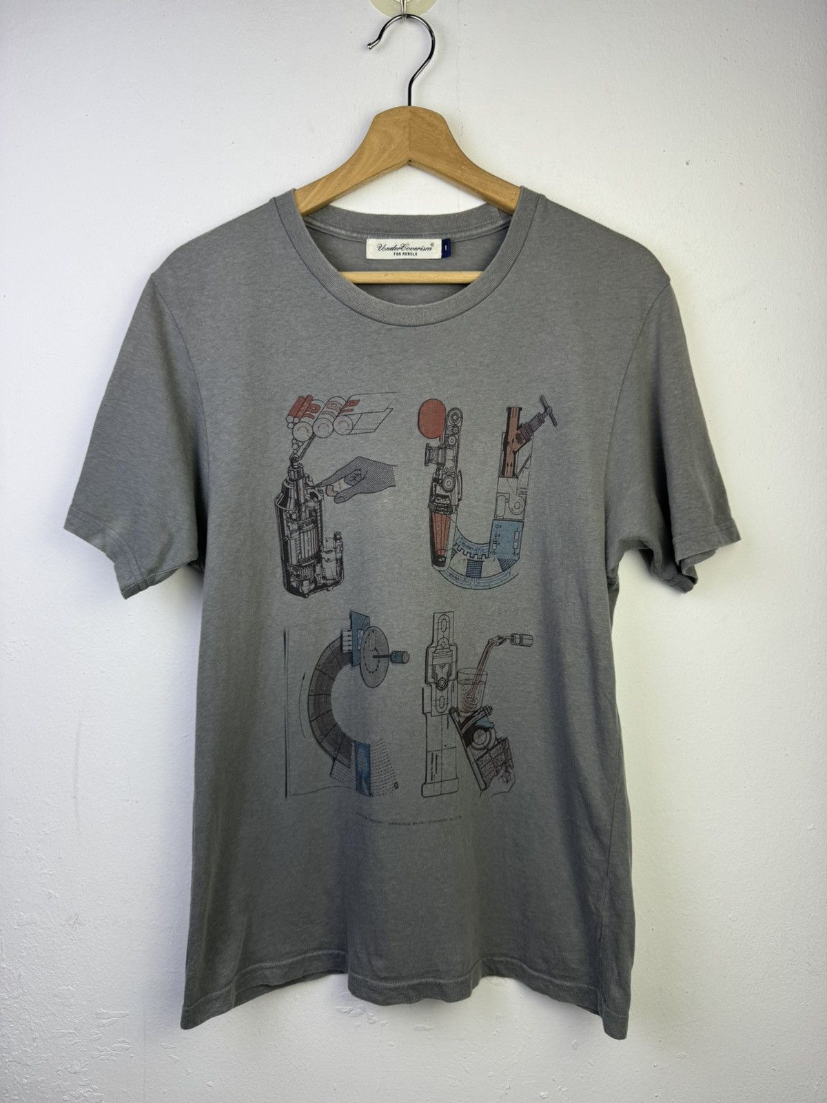 Undercover Undercover T-shirt featuring illustrations spell out "FUCK" Size US S / EU 44-46 / 1 - 1 Thumbnail