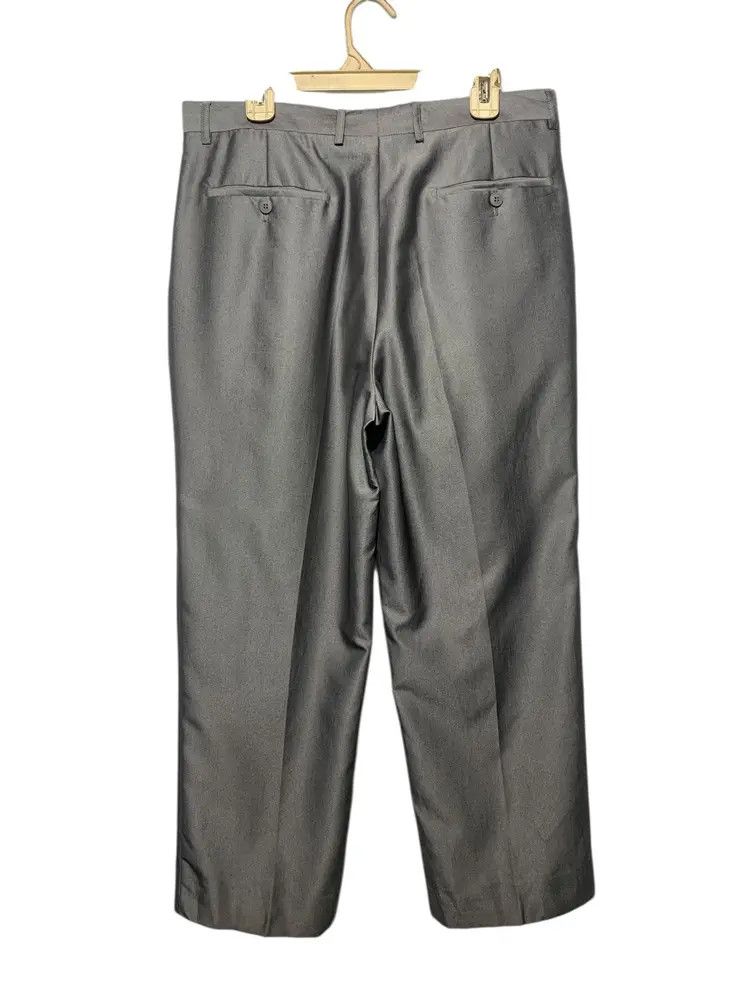 Ermenegildo Zegna 2001 Ermenegildo Zegna pleated silver wool trousers Size US 35 - 5 Thumbnail