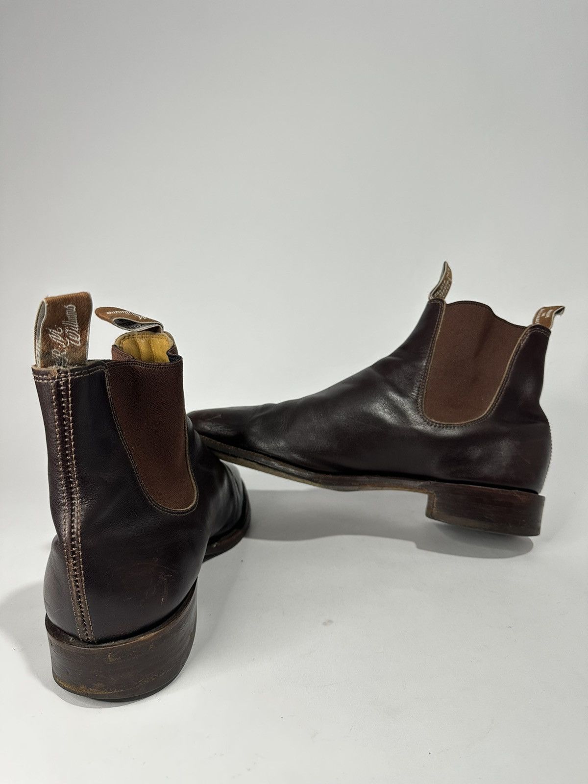 R.M. Williams R.M Williams Craftsman Brown Leather Chelsea Boots. Size US 11.5 / EU 44-45 - 5 Thumbnail