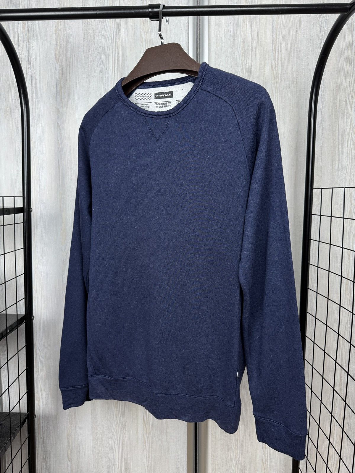 Freitag Freitag E830 Unisex vintage sweatshirt 00s y2k blue Size US L / EU 52-54 / 3 - 6 Thumbnail