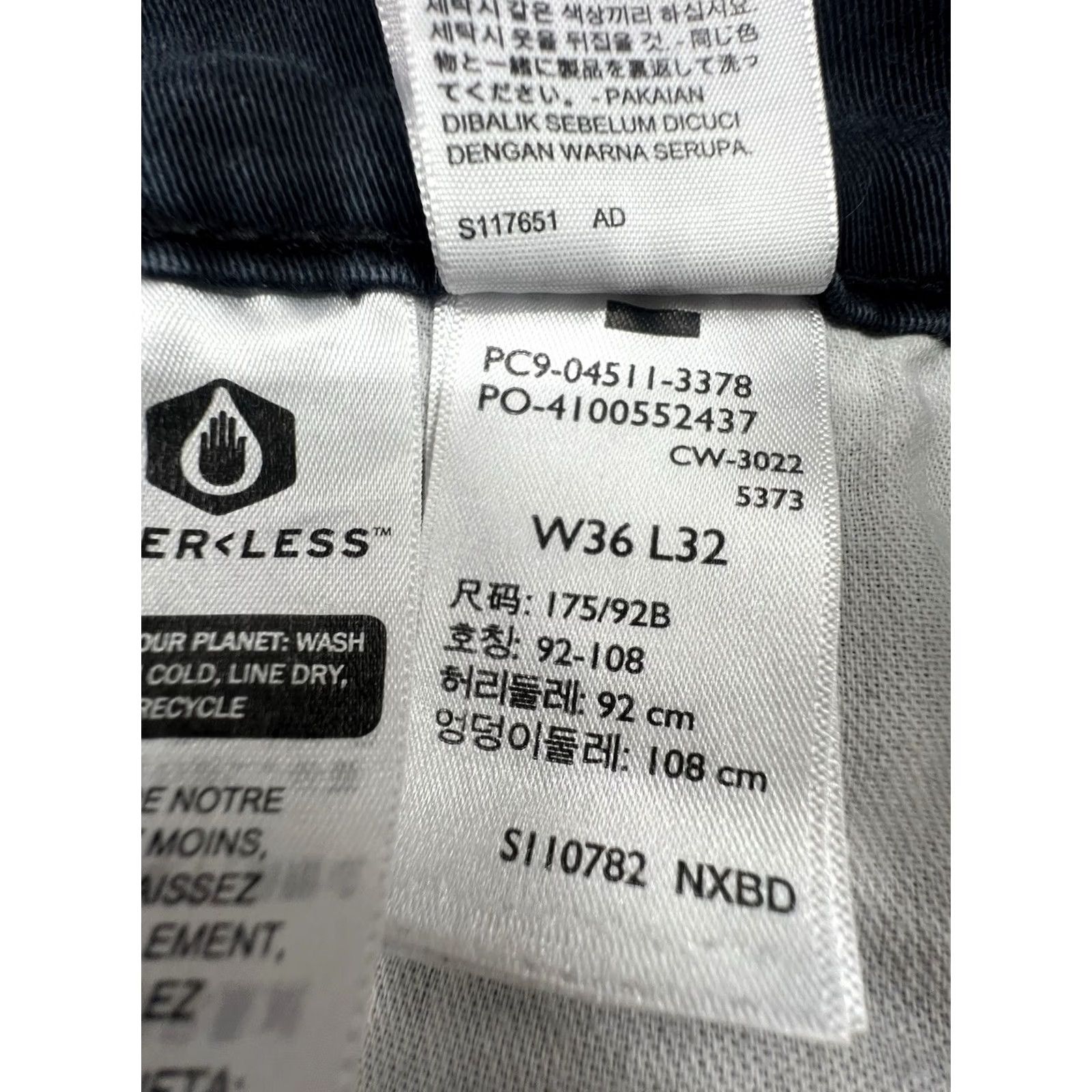 Levi's Levi’s 511 Jeans Men’s 36x30 Black Denim Wash Slim Straight 5-Pocket Denim Jeans Size US 36 / EU 52 - 5 Thumbnail