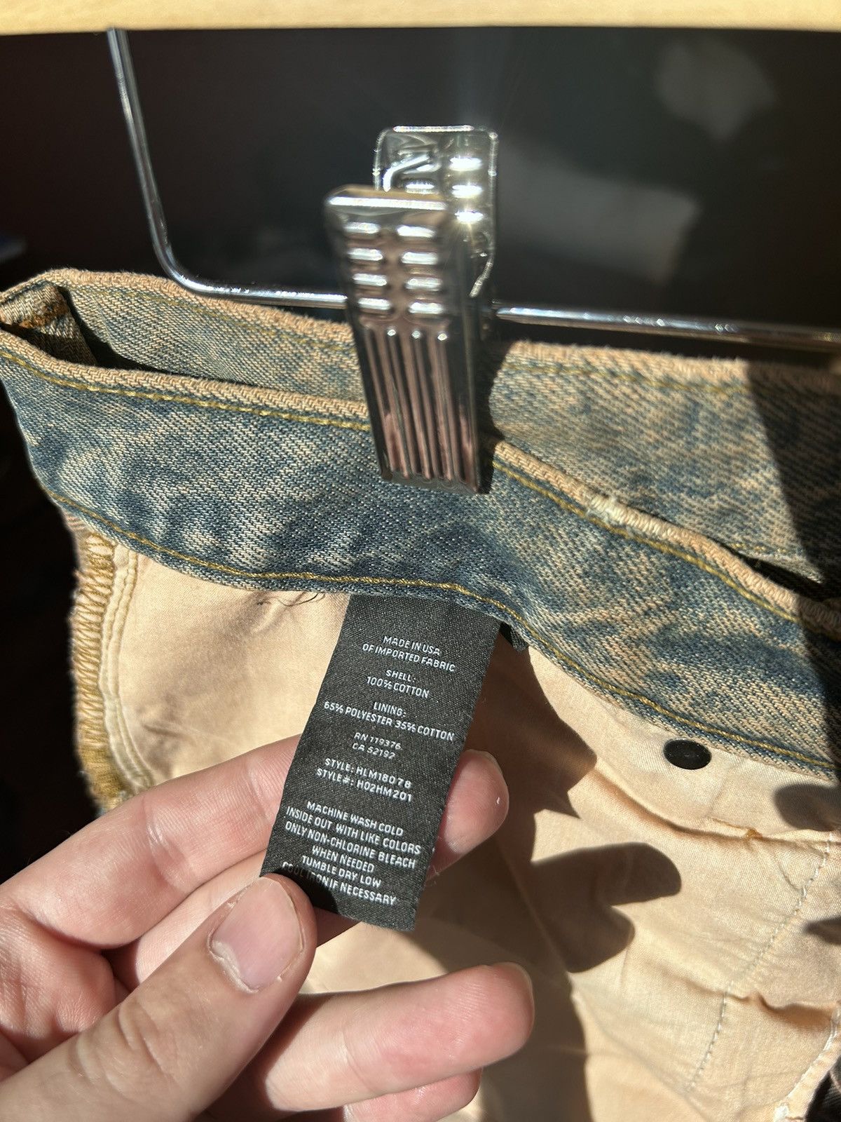 Helmut Lang Helmut Lang Brick Washed Denim- Made in USA Size US 32 / EU 48 - 8 Thumbnail