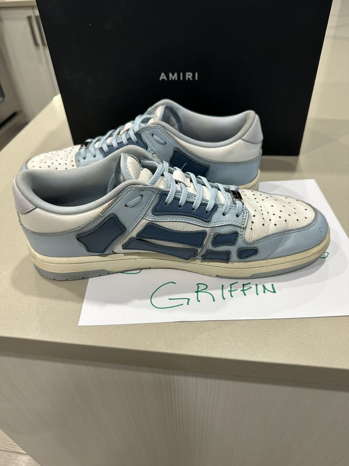 Amiri Amiri Skeleton Low Top Sneaker Size 12 Size US 12 / EU 45 - 7 Thumbnail