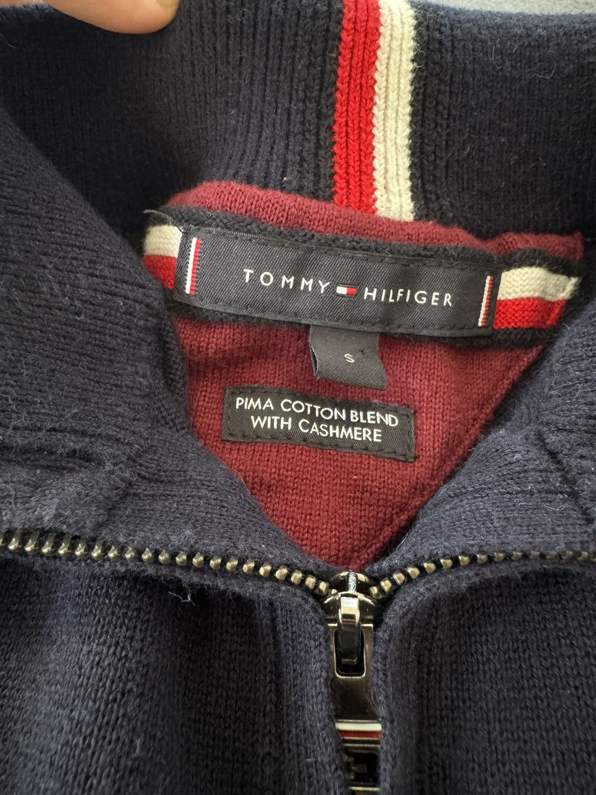 Tommy Hilfiger Tommy Hilfiger 1/4 zip up sweater Size US S / EU 44-46 / 1 - 9 Thumbnail