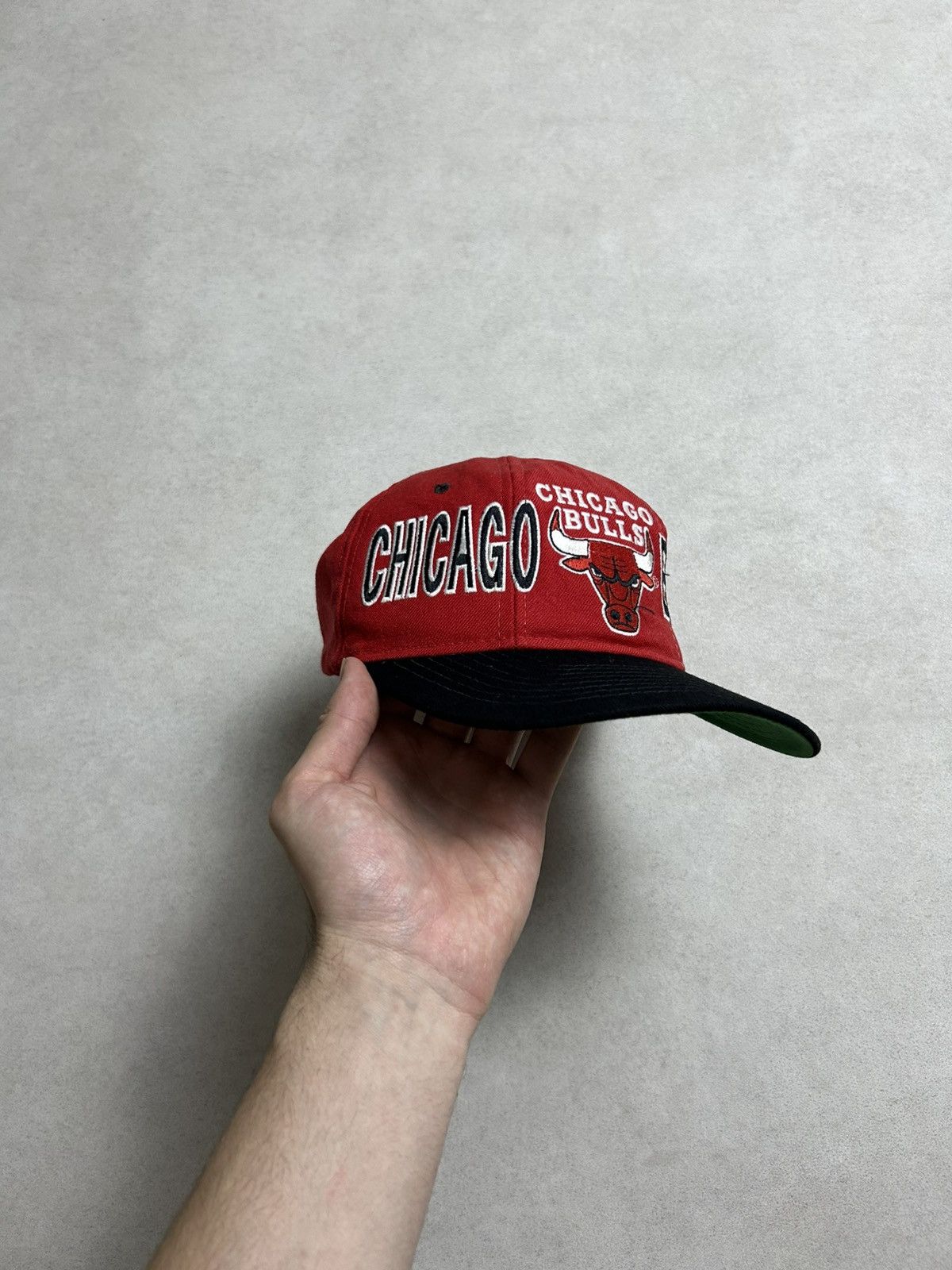 NBA × Vintage Rare Vintage Chicago Bulls Hat Size ONE SIZE - 2 Thumbnail