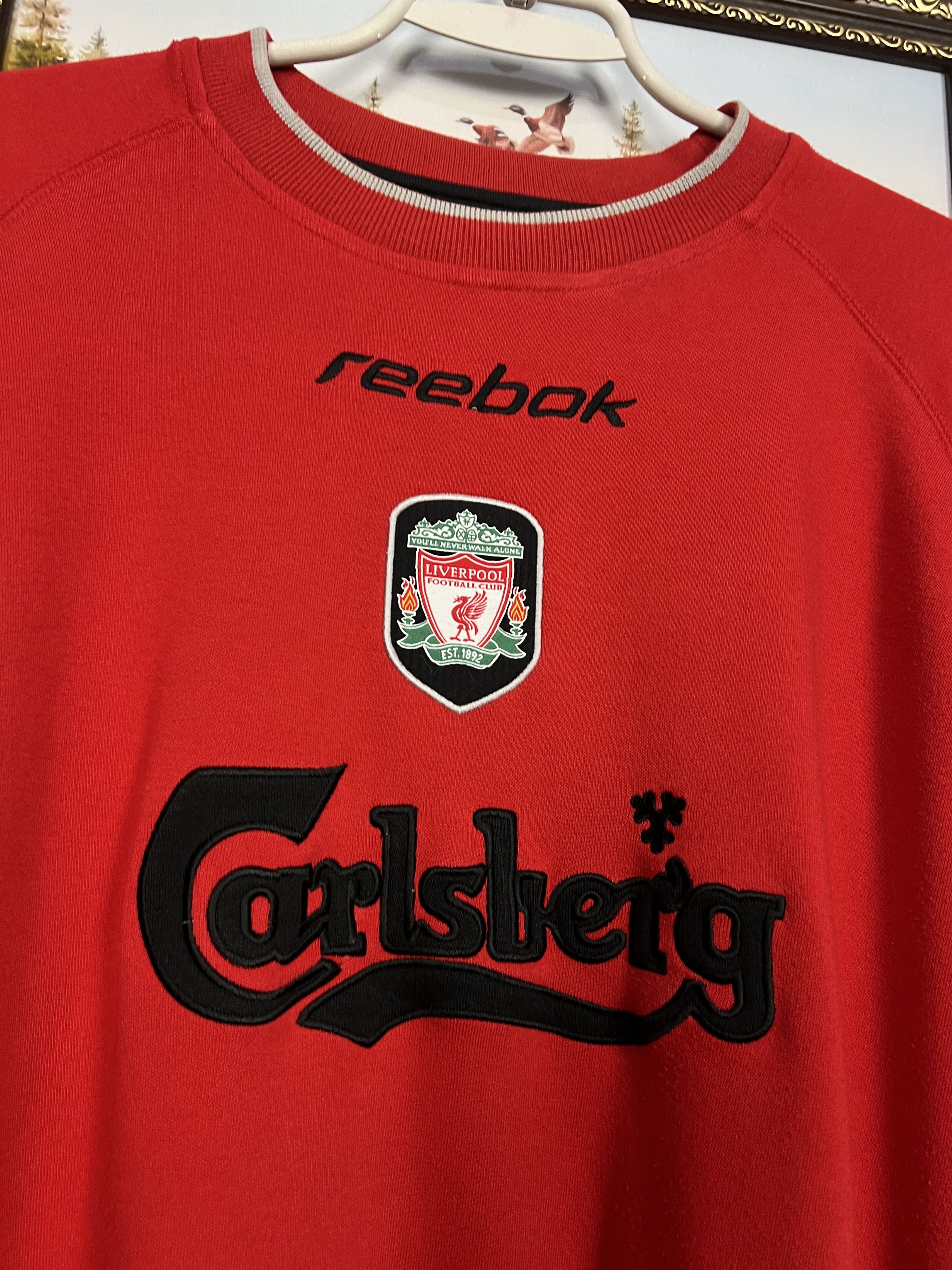 Reebok Vintage Liverpool Football Sweatshirt Soccer Track Top Size US L / EU 52-54 / 3 - 3 Thumbnail