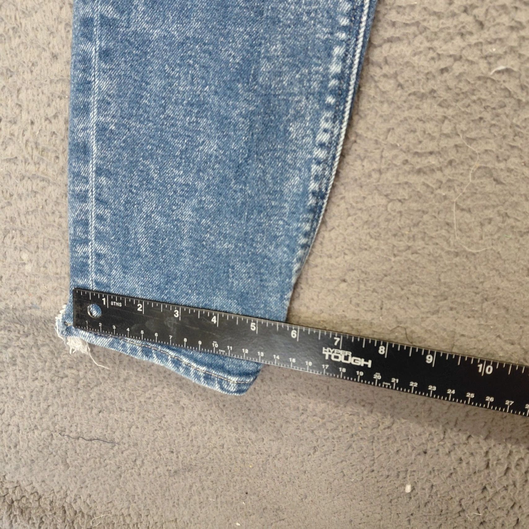 American Eagle Outfitters American Eagle Jeans Women’s Size 4 XLong Blue Distressed Denim Stretch Nice Size 27" / US 4 / IT 40 - 5 Thumbnail