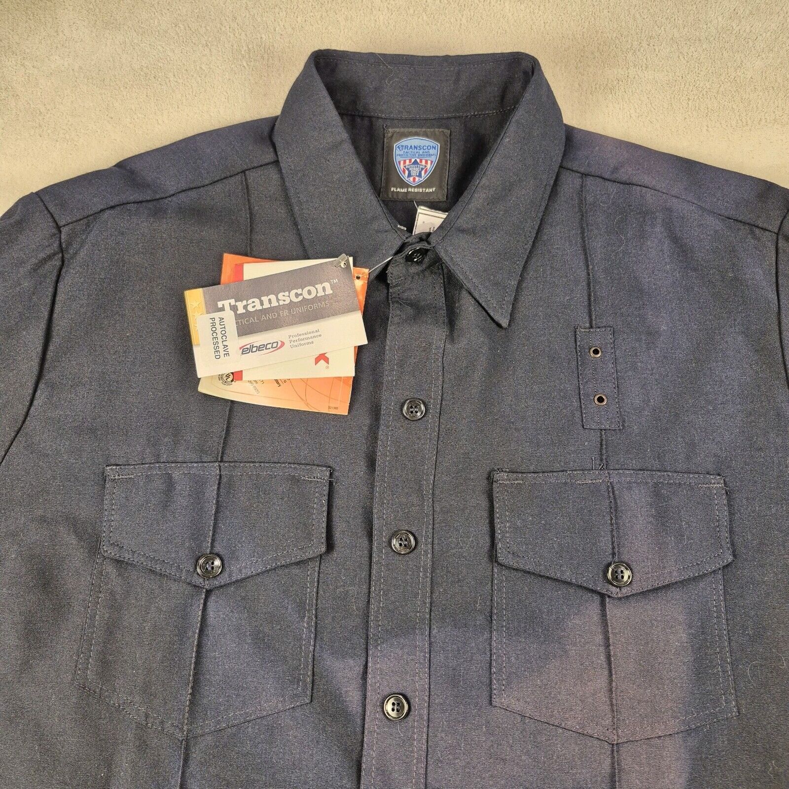 Uniform Wares Transcon Uniform Flame-Resistant Button Shirt XXL Defects Size US XXL / EU 58 / 5 - 5 Thumbnail