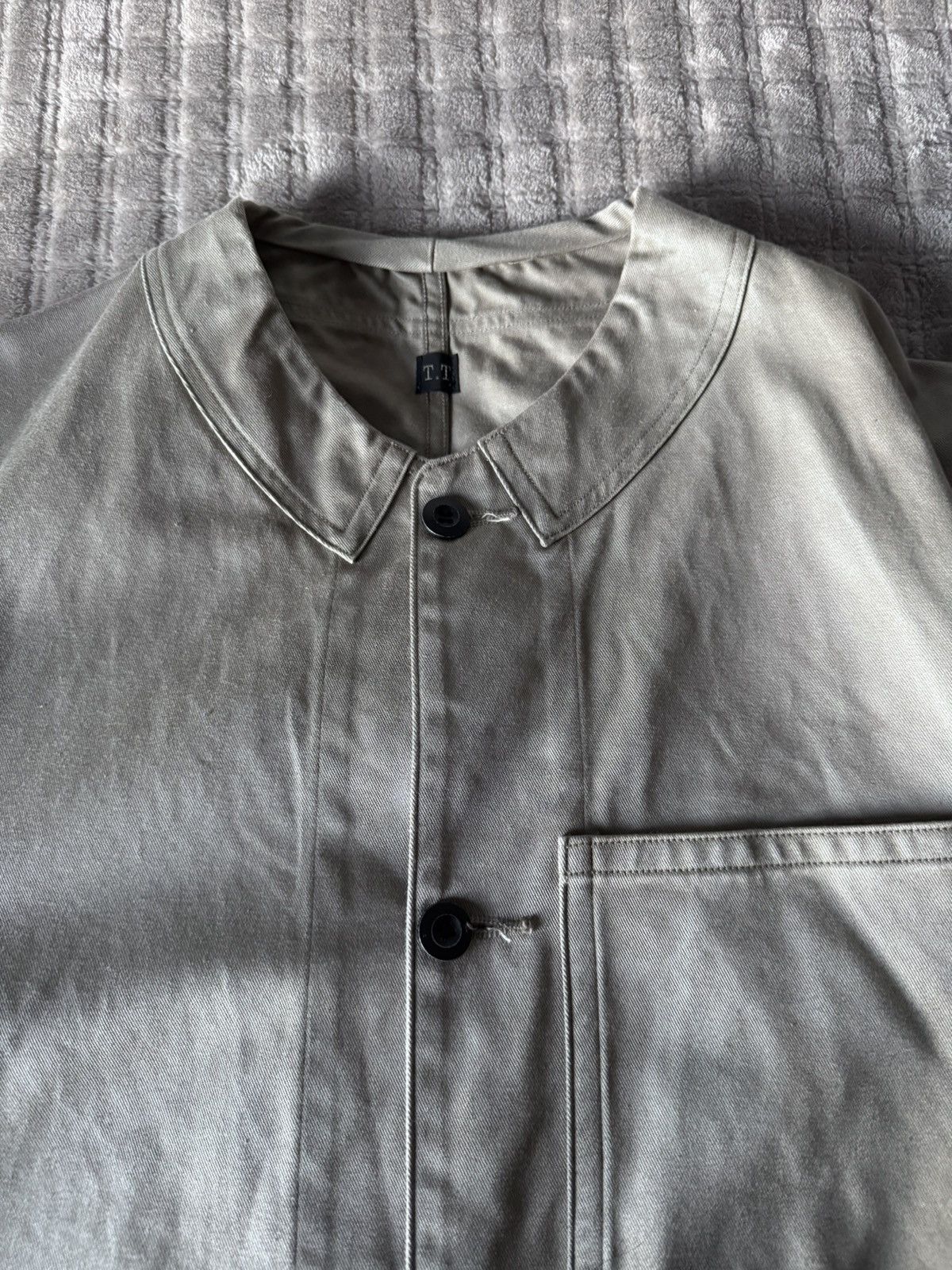 Taiga Takahashi Taiga Takahashi Lot.315 Railroad Jacket - Logwood Dyed Gray Size US M / EU 48-50 / 2 - 2 Thumbnail