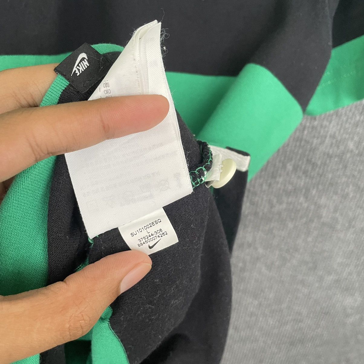 Nike × Vintage Vintage Y2K Nike Pinwheel Rugby Polo T Shirt Size US L / EU 52-54 / 3 - 7 Thumbnail