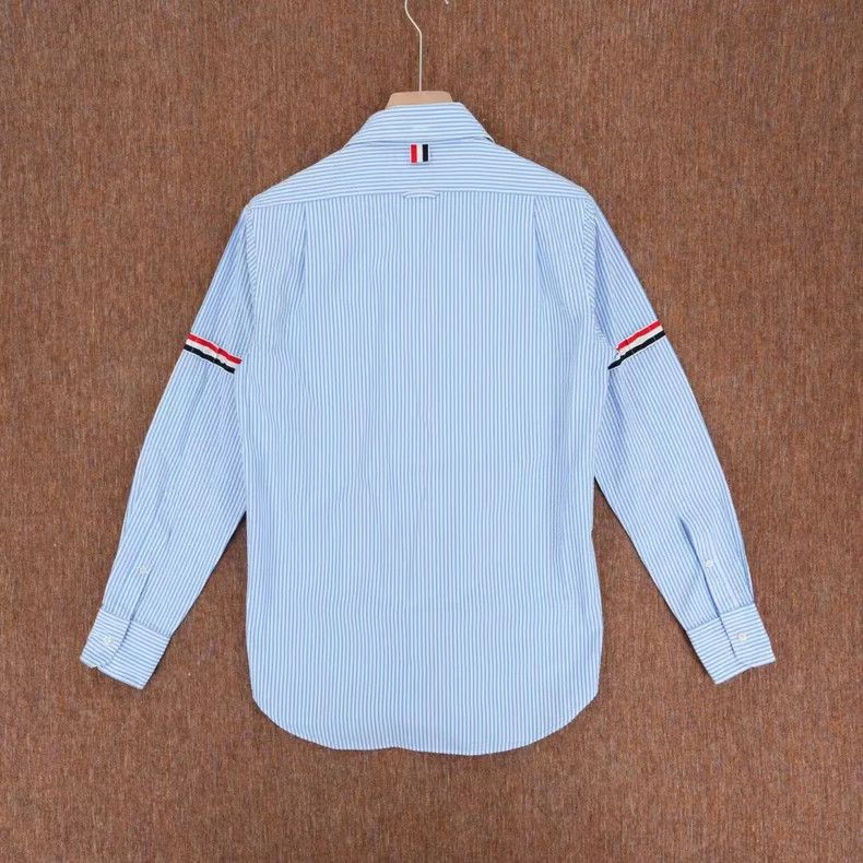 Thom Browne Thom Browne Pom-pom sleeve double-breasted shirt Size US S / EU 44-46 / 1 - 2 Thumbnail
