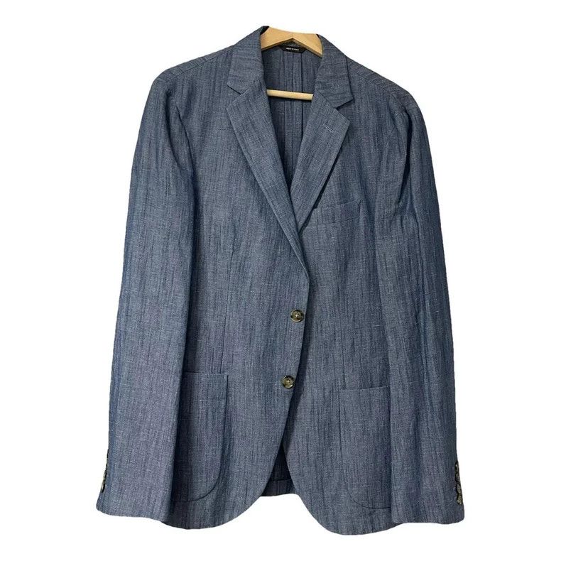 Loro Piana LORO PIANA Men's linen jacket Size US L / EU 52-54 / 3 - 1 Thumbnail