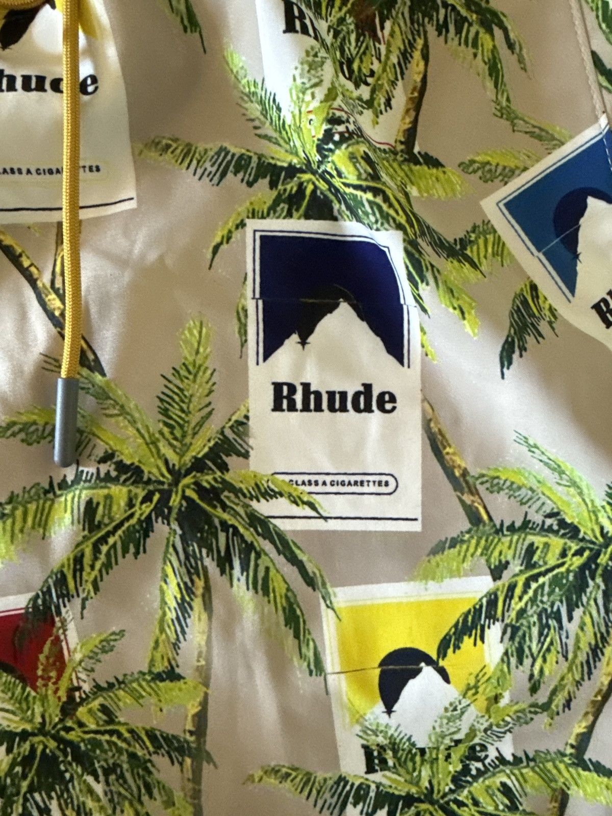 Rhude RHUDE Men's Cigarette Cases Drawstring Shorts XL Size US 38 / EU 54 - 10 Thumbnail