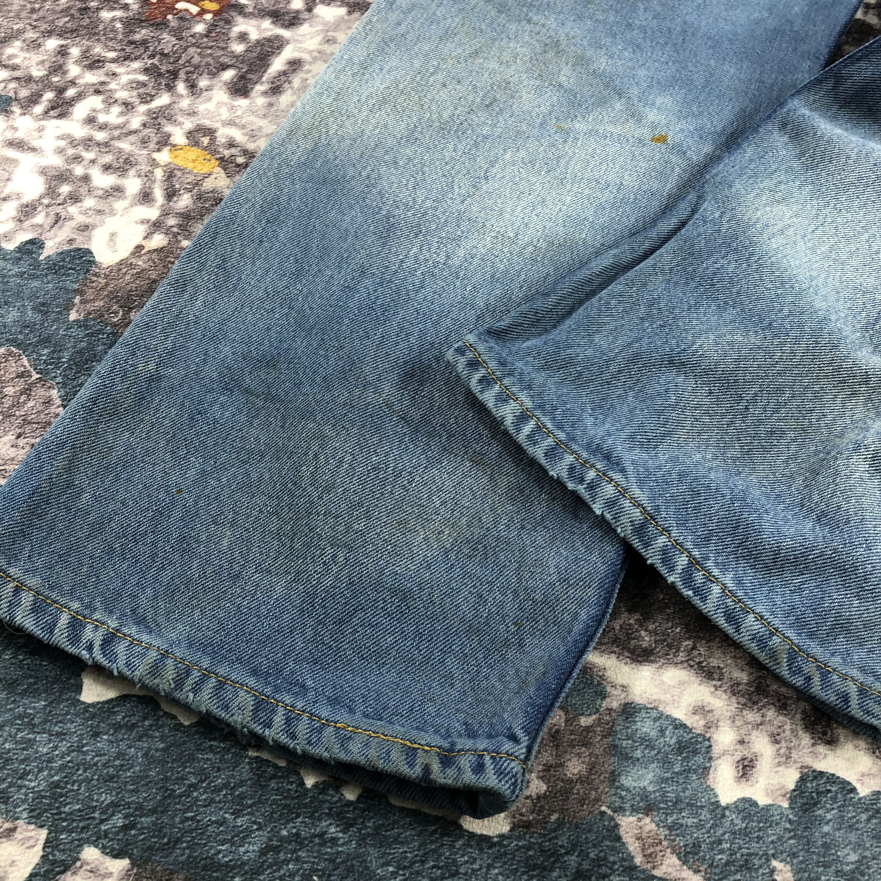 Levi's × Vintage 90s Vintage Blue Wash Levis 501 Jeans-JM2275 Size US 33 - 6 Thumbnail