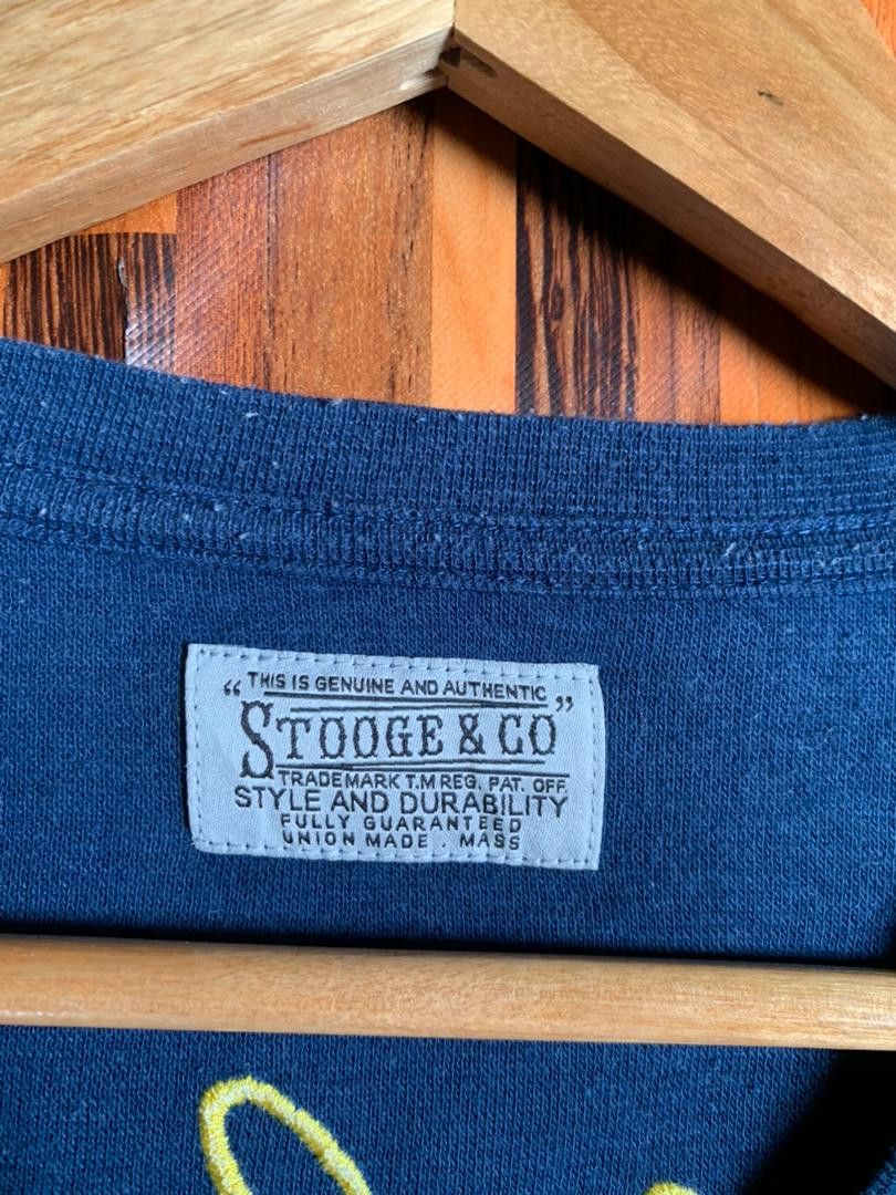 Vintage If Six Was Nine STOOGE & CO PUNK DISTRESSED KNIT Size US L / EU 52-54 / 3 - 4 Thumbnail
