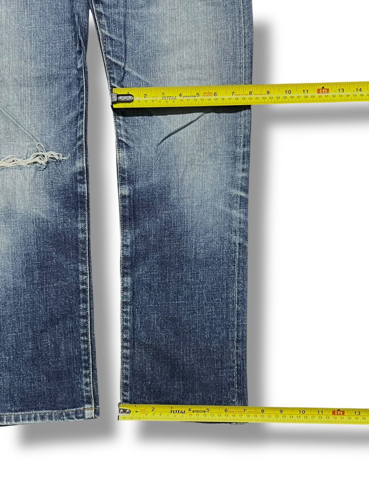 Uniqlo Vintage Uniqlo UJ Selvedge Denim Japan - Vintage Wash | W33 Size US 33 - 22 Thumbnail