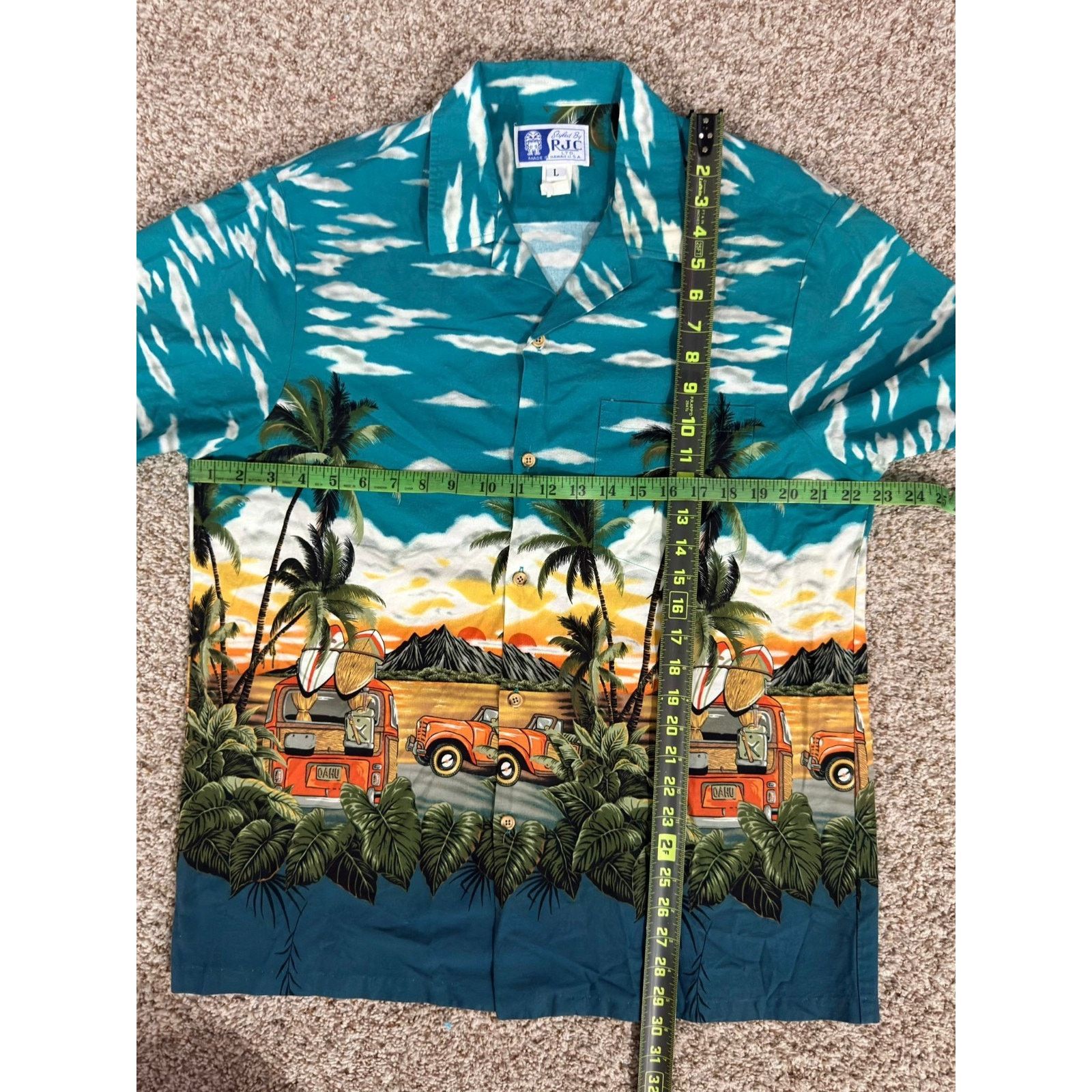 Reyn Spooner Vintage RJC LTD Hawaiian Shirt Men's Large Made in Hawaii Size US L / EU 52-54 / 3 - 5 Thumbnail