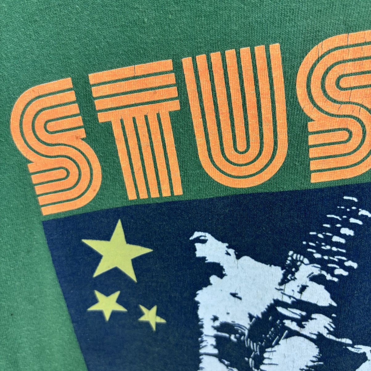Stussy × Vintage Vintage 90s Stussy x Elvis Presley World Tour T-shirt Size US L / EU 52-54 / 3 - 8 Thumbnail