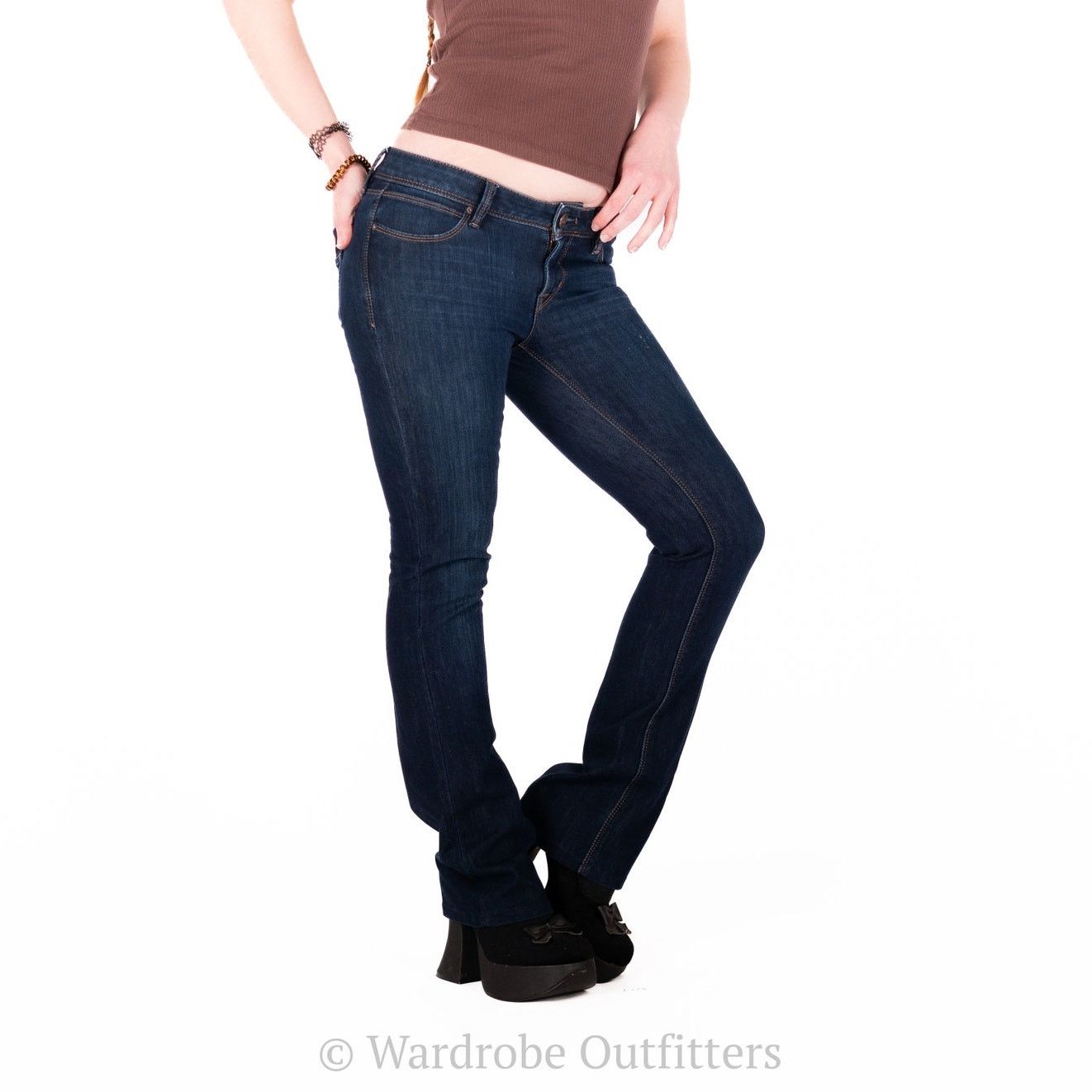 DL1961 DL1961 Cindy Sonic Slim Boot Indigo Low Rise Blue Jeans Size 26" / US 2 / IT 38 - 4 Thumbnail