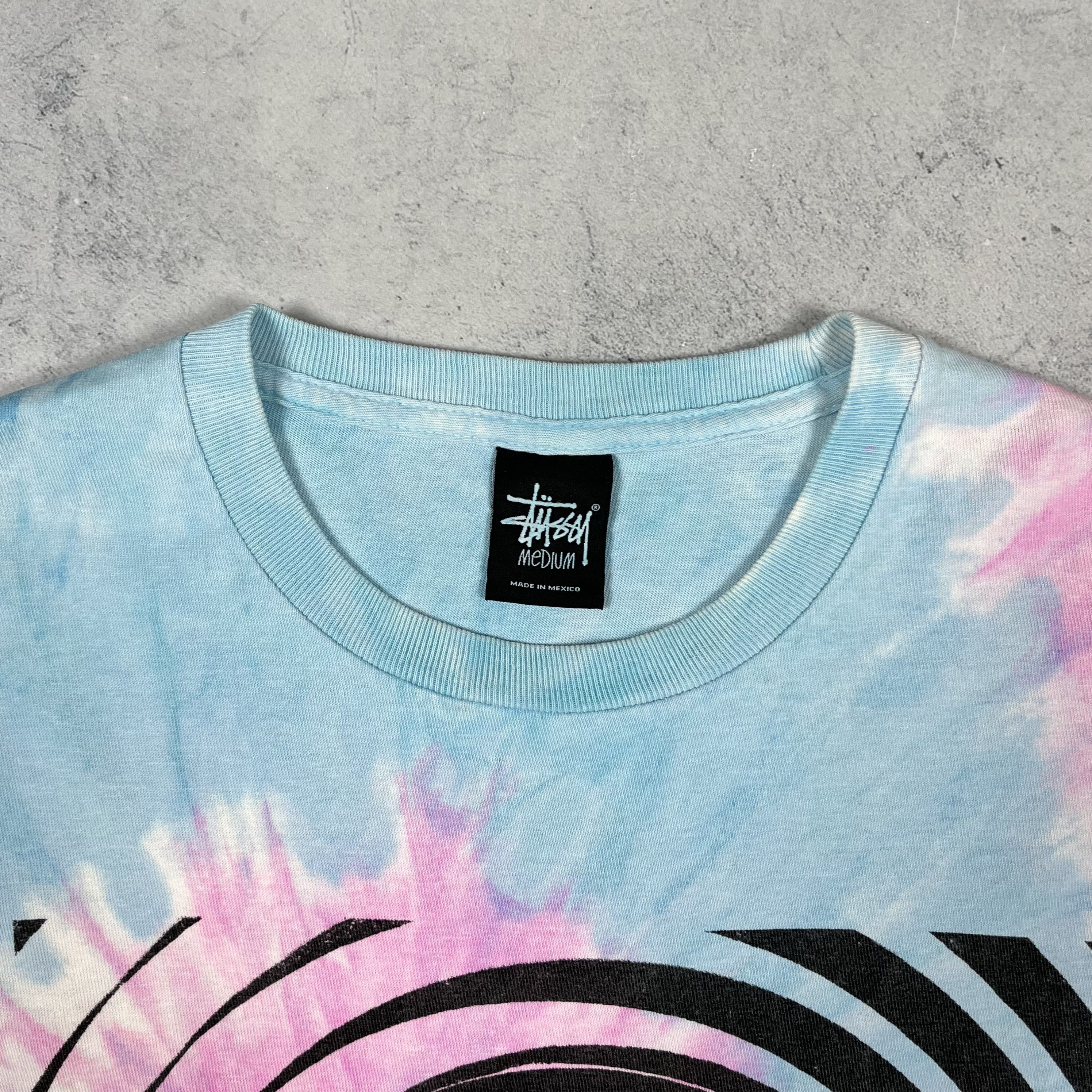 Stussy Vintage Stussy Big Logo SS Tie-Dye T Shirt 00’s Size US M / EU 48-50 / 2 - 9 Thumbnail