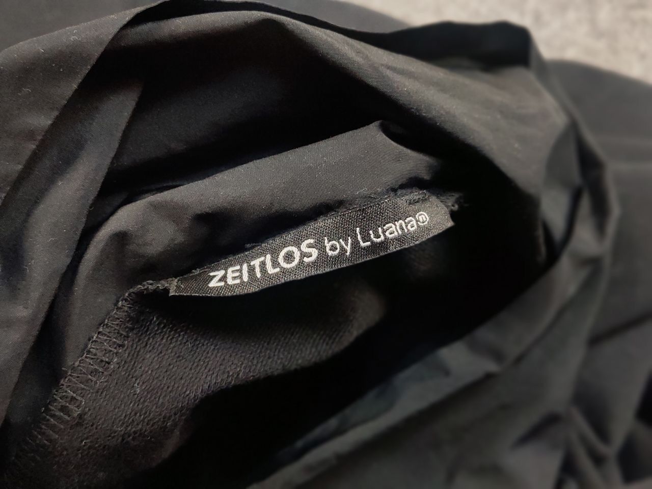Japanese Brand ZEITLOS by Luana Design Black Oversized Zip Light Jacket Size M / US 6-8 / IT 42-44 - 15 Thumbnail