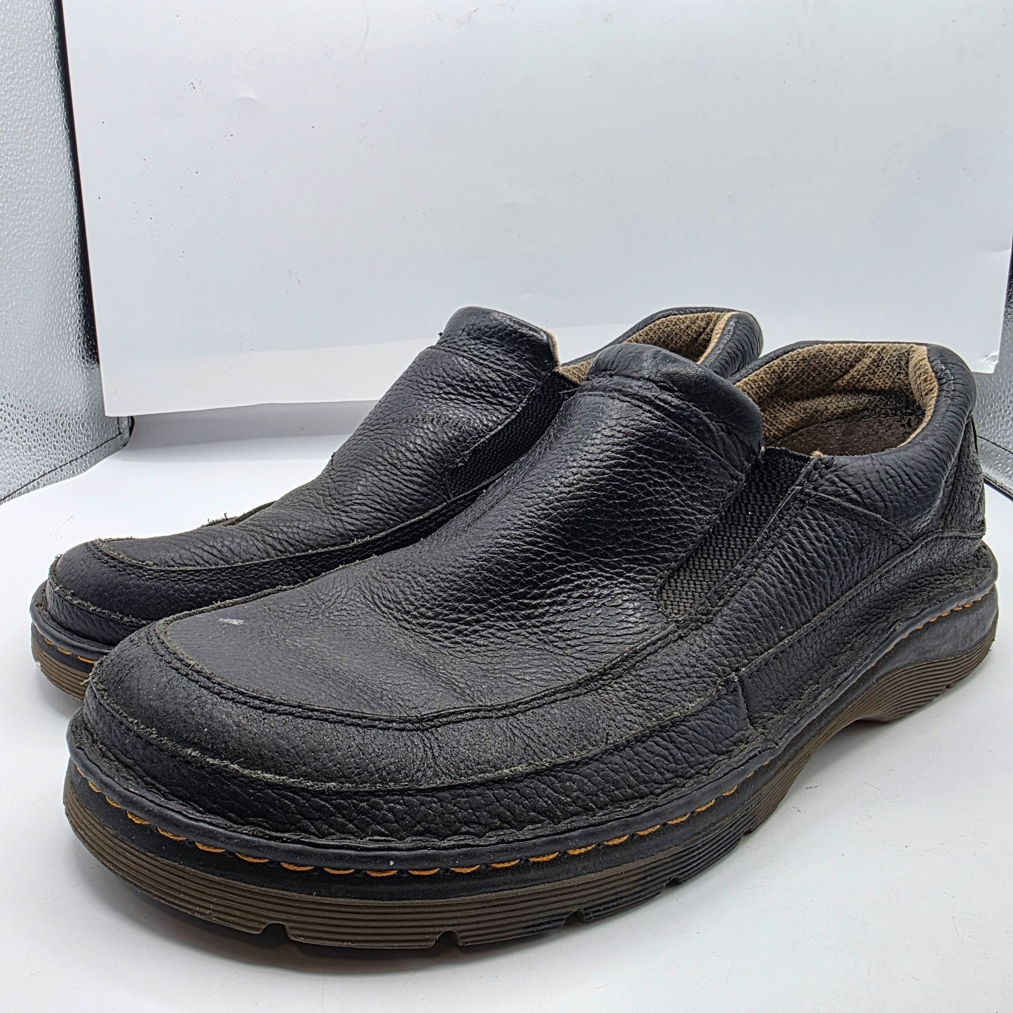 Dr. Martens Dr. Martens Orson Mens Size 12 Black Leather Slip On Shoes C Size US 12 / EU 45 - 4 Thumbnail