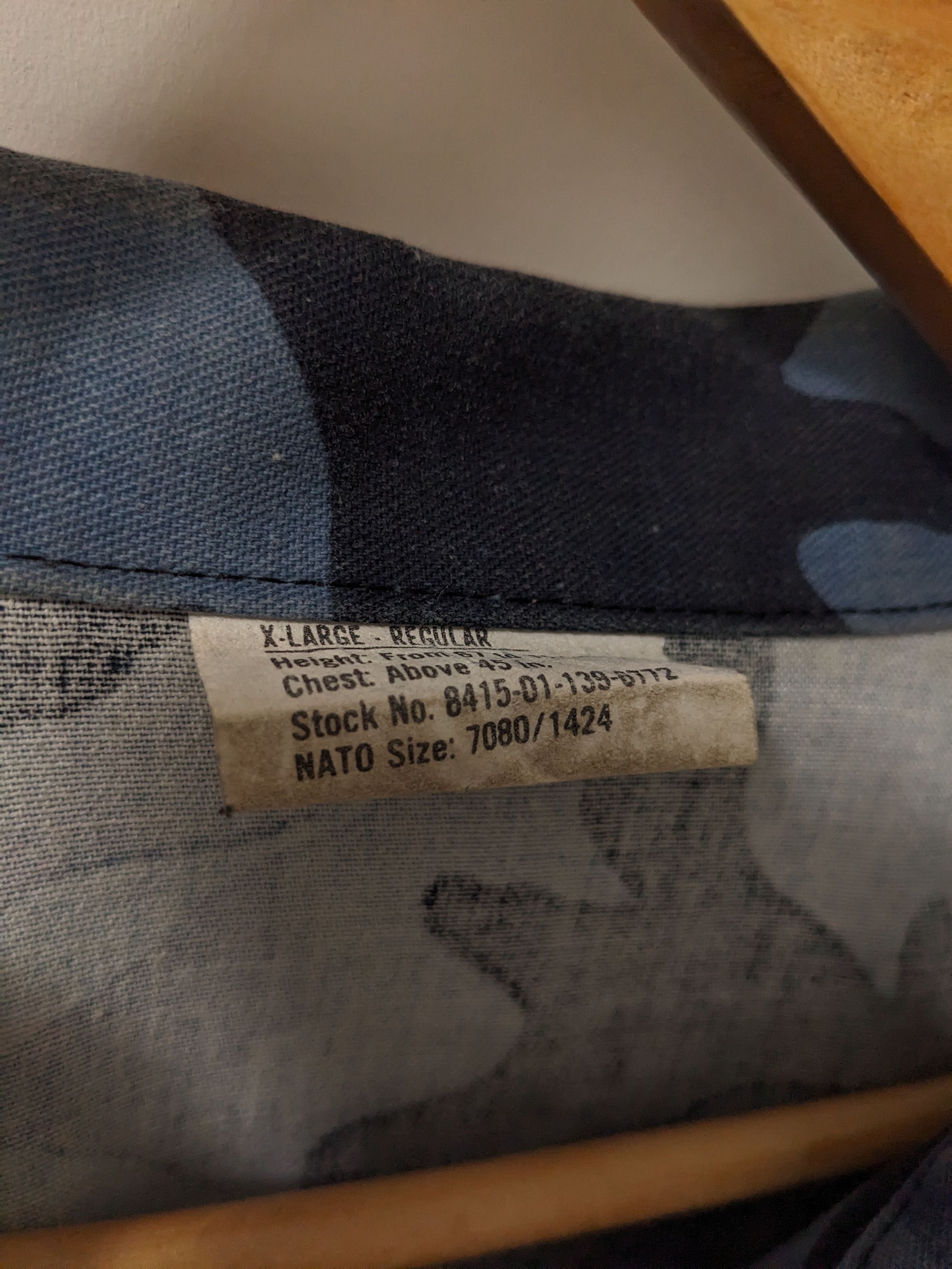 Rothco Rothco Military Camo Jacket Camouflage Army XL Blue BDU Size US XL / EU 56 / 4 - 5 Thumbnail