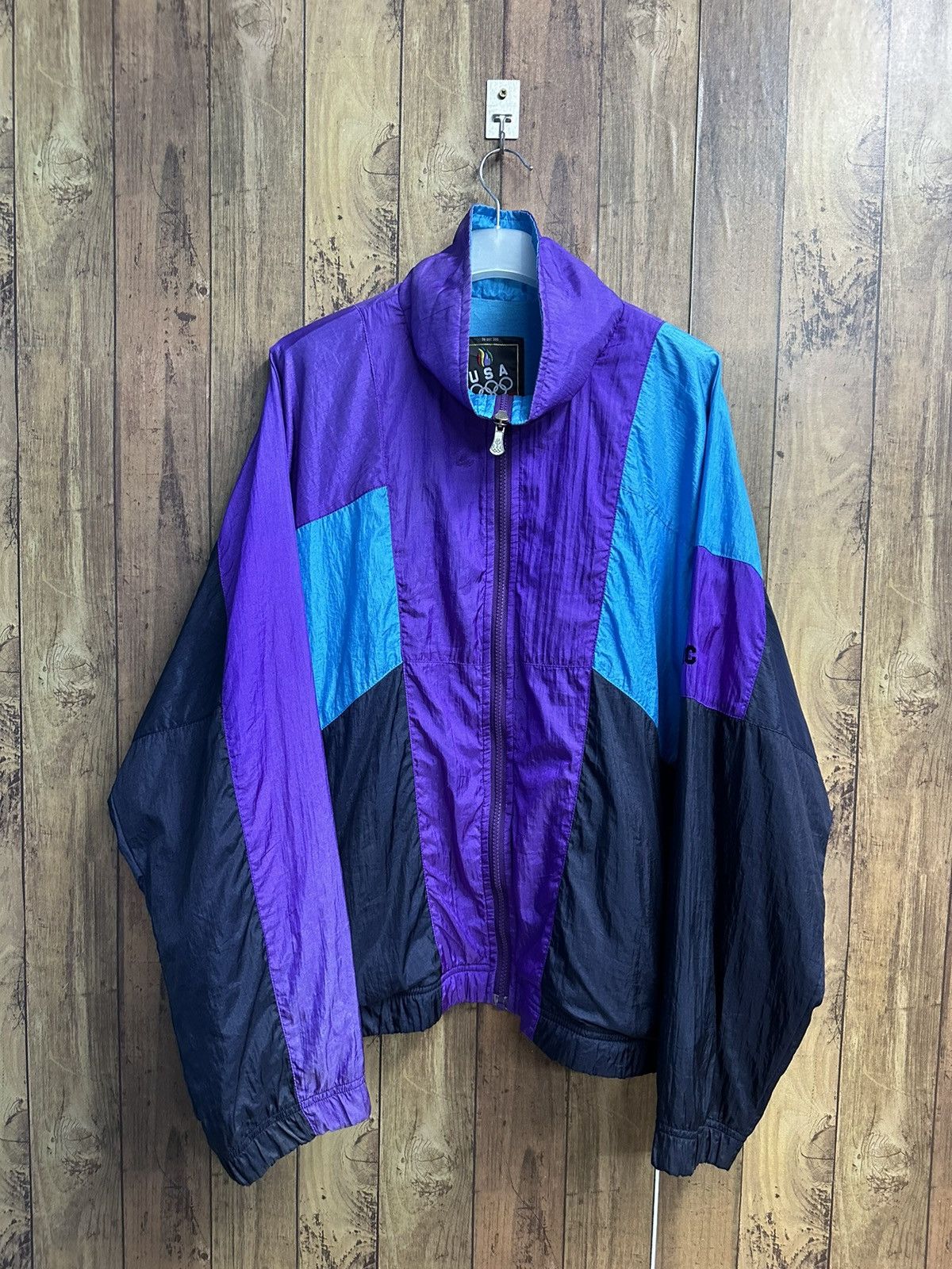 Sports Specialties Vintage Usa Olympic Jc Penny Nylon Zipper Jacket Z07 Size US L / EU 52-54 / 3 - 2 Thumbnail