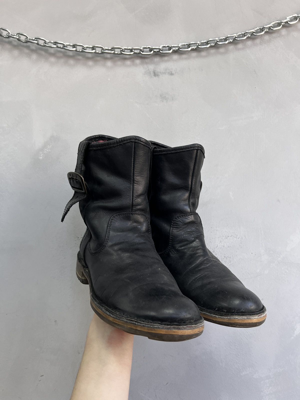 Fly London Fly London black platform boots retro gothic style Size US 8 / IT 38 - 3 Thumbnail