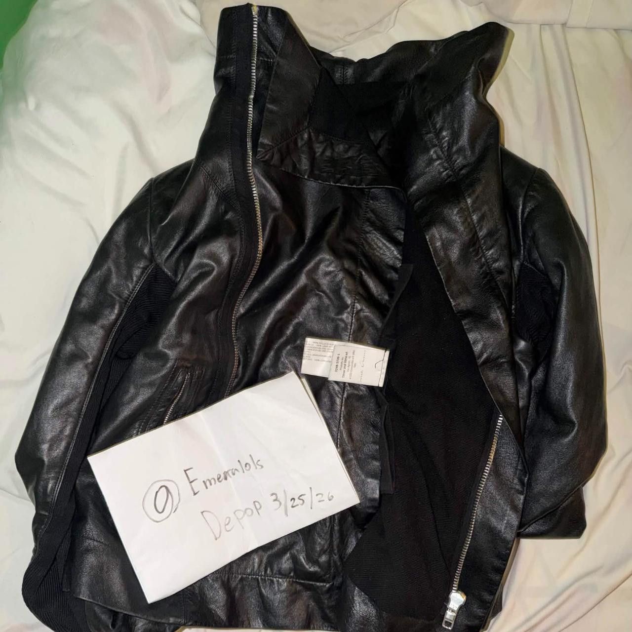 Rick Owens Rick Owens Lamb Leather Biker Jacket Size M / US 6-8 / IT 42-44 - 4 Thumbnail